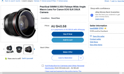 58MM 0.35X Fisheye Wide Angle Macro Lens For Canon EOS SLR DSLR Camera eBay.png