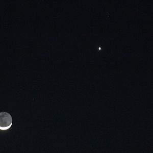 The Moon and Jupiter