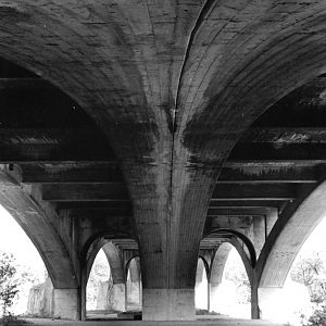 Under Memorial bridge